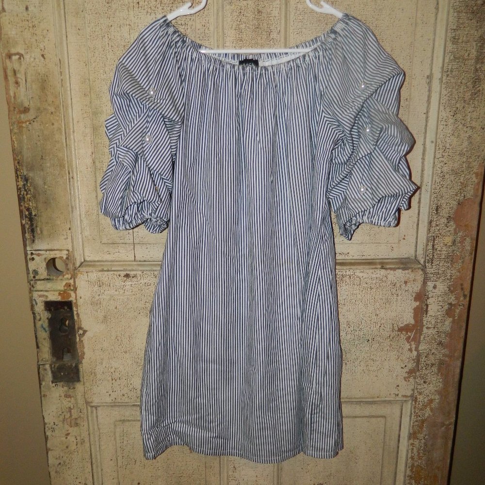 MSK Women's On/Off Shoulder Puff Sleeve Dress Size M (Z-34)
